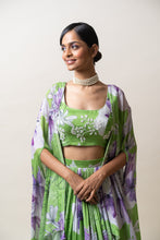 Load image into Gallery viewer, Lehenga and Cape Set
